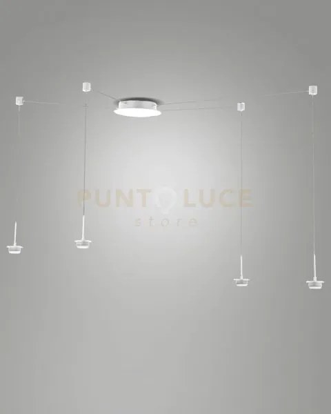 3804-44-102 montatura bianca  completa cavo spostabile cct 2700k - ...