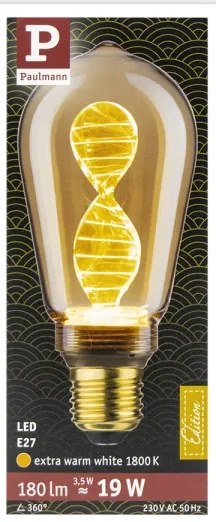 Lampadina LED INNER ST64 E27/3,5W/230V 1800K - Paulmann 28885