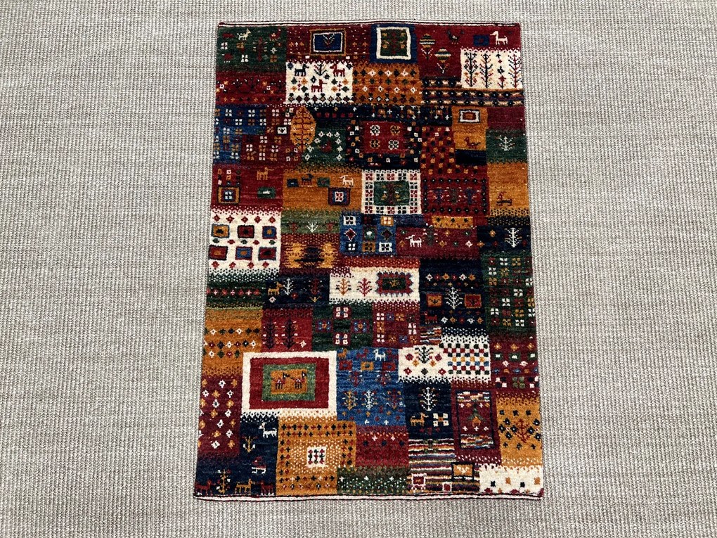 Loribaft Tappeto 90 x 60 (Iran) Annodato A Mano