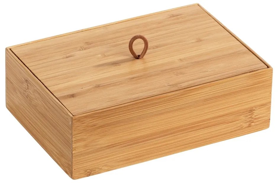 Set di 3 organizer da bagno in bambù colore naturale Terra - Wenko