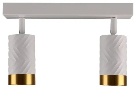 Faretto ARRAS 2xGU10/10W/230V bianco