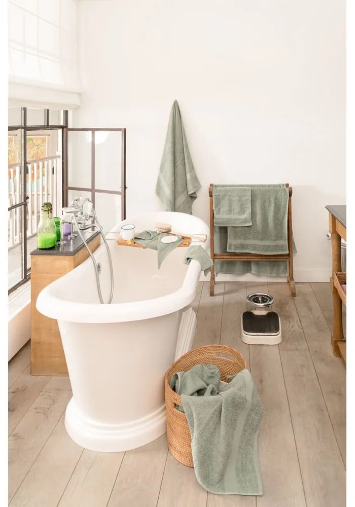 Asciugamano verde , 100 x 150 cm - Tiseco Home Studio