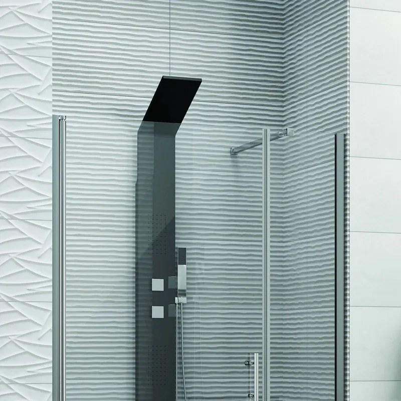 Porta doccia nicchia 100cm battente e fisso | KS5000 - KAMALU