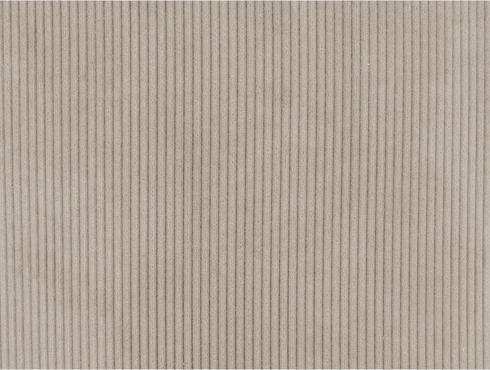 Poltrona in velluto a coste beige Vigor - Leitmotiv