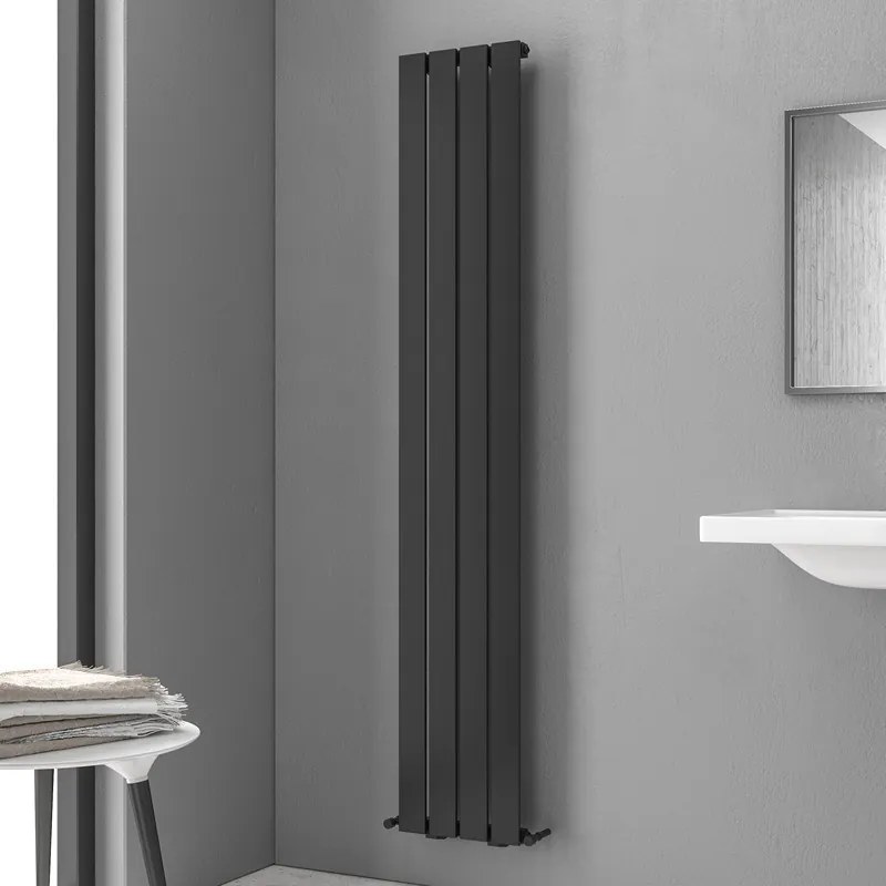 Kamalu - termoarredo scadasalviete 1800x310cm nero opaco kam-370n