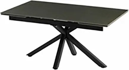 Tavolo Da Pranzo Allungabile 90x140-200 Cm Effetto Pietra Grigio