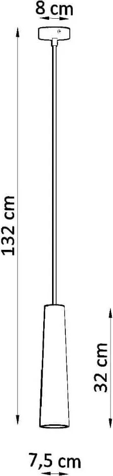 Lampada a Sospensione ELECTRA GU10 in Ceramica Bianca