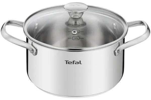 Tefal - Set di pentole 10 pz COOK EAT acciaio inossidabile
