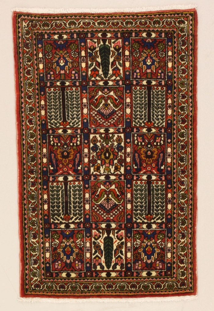 Bakhtiar Tappeto persiano 60x100 (Iran) Annodato A Mano