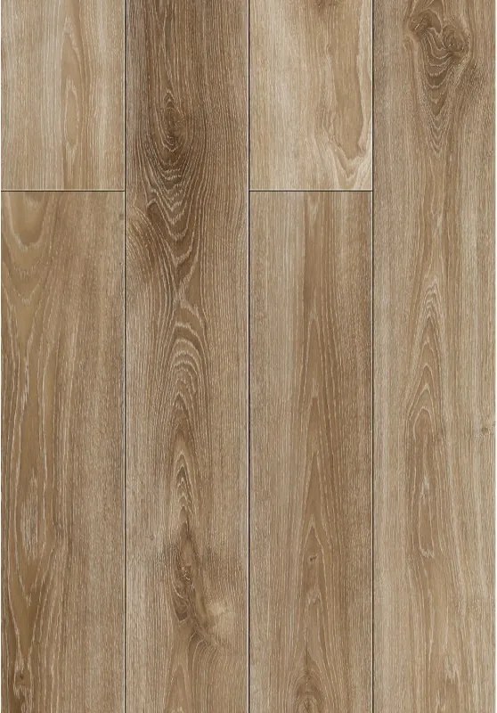 Mexen San Marcos pannelli vinilici 1240 x 182 mm SPC 6,5 mm, sottostrato IXPE 1,5 mm, 4 V-Fuga, Rovere