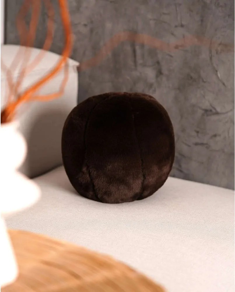 Cuscino decorativo in micropile ø 25 cm Top – Mioli Decor