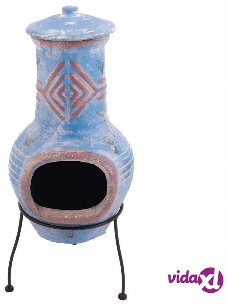 RedFire Caminetto Colima in Argilla Color Blu Marino/Rosso 86031