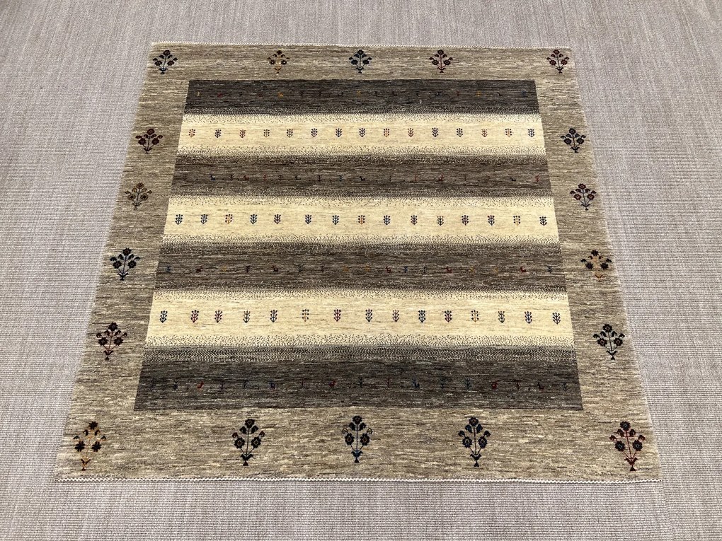 Loribaft Tappeto persiano 200x200 Beige (Iran) Annodato A Mano