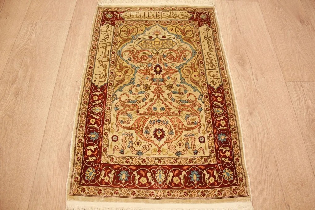 Hereke Tappeto 50 x 80 (Tacchino) Annodato A Mano