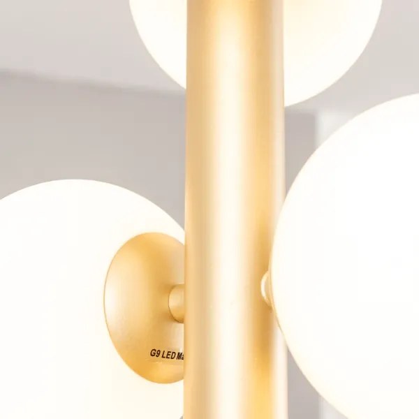 Brilagi - Lampadario LED a sospensione con filo MILLA 6xG9/3W/230V oro/bianco