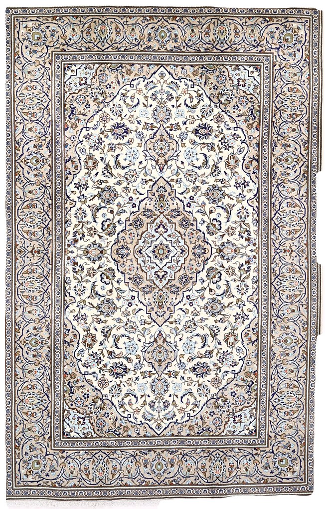 Kashan Tappeto 300 x 200 (Iran) Annodato A Mano