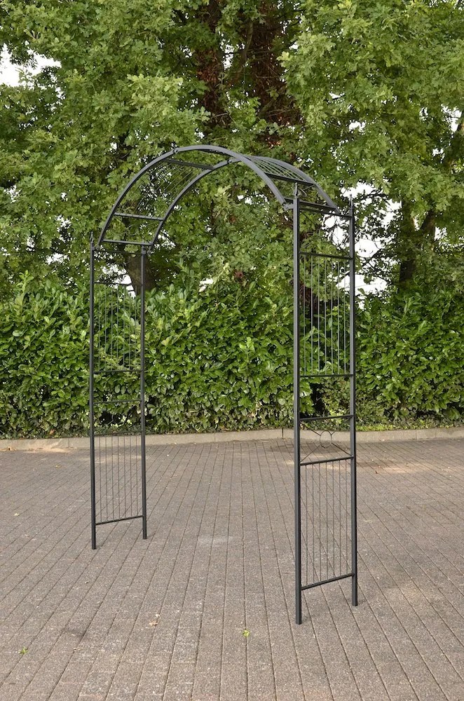 Arco Per Rose Regolabile Rosenbogen Flexi / Schwarz