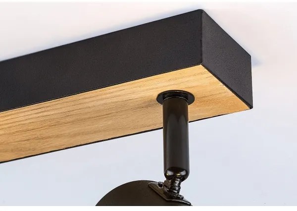 Rabalux 71152 - Faretto METTA 2xE14/40W/230V quercia