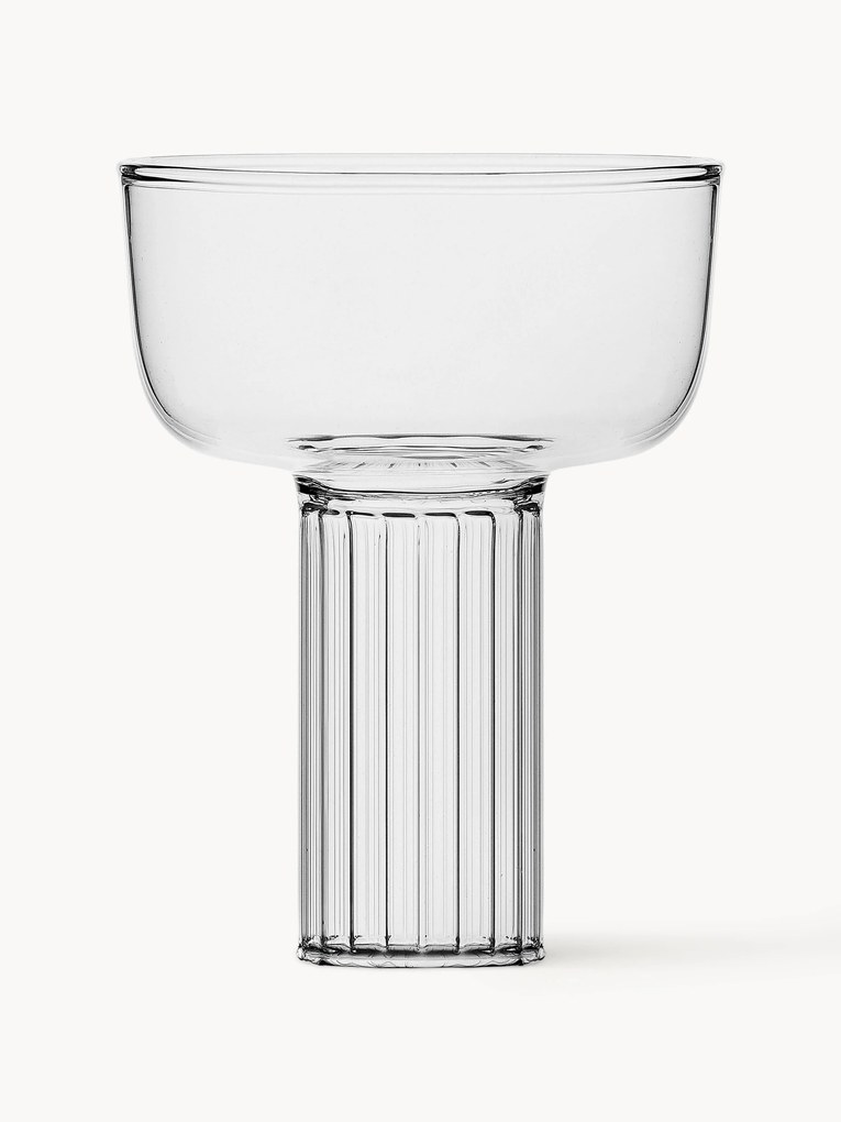Coppa champagne in vetro borosilicato fatta a mano Liberta
