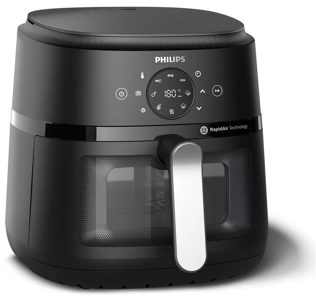 Friggitrice ad Aria Philips NA231/00 1700 W 6,2 L Nero/Argentato