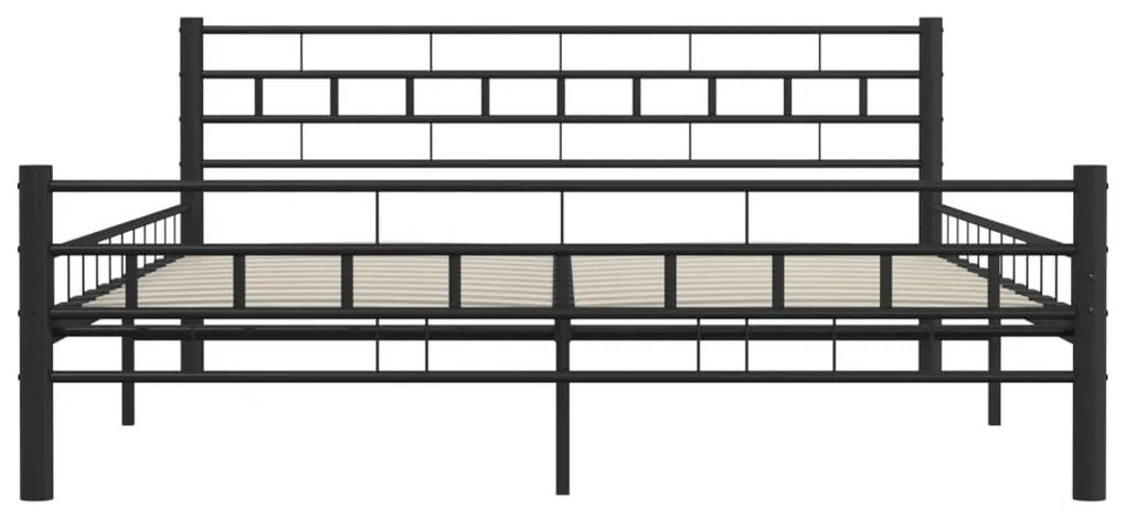 Giroletto Nero in Acciaio 160x200 cm