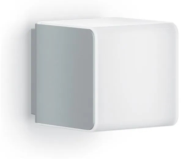 Applique LED moderno da esterno L 840 doppia luce grigio IP44, con sensore di movimento luce bianco caldo dimmerabile 305 lumen, STEINEL