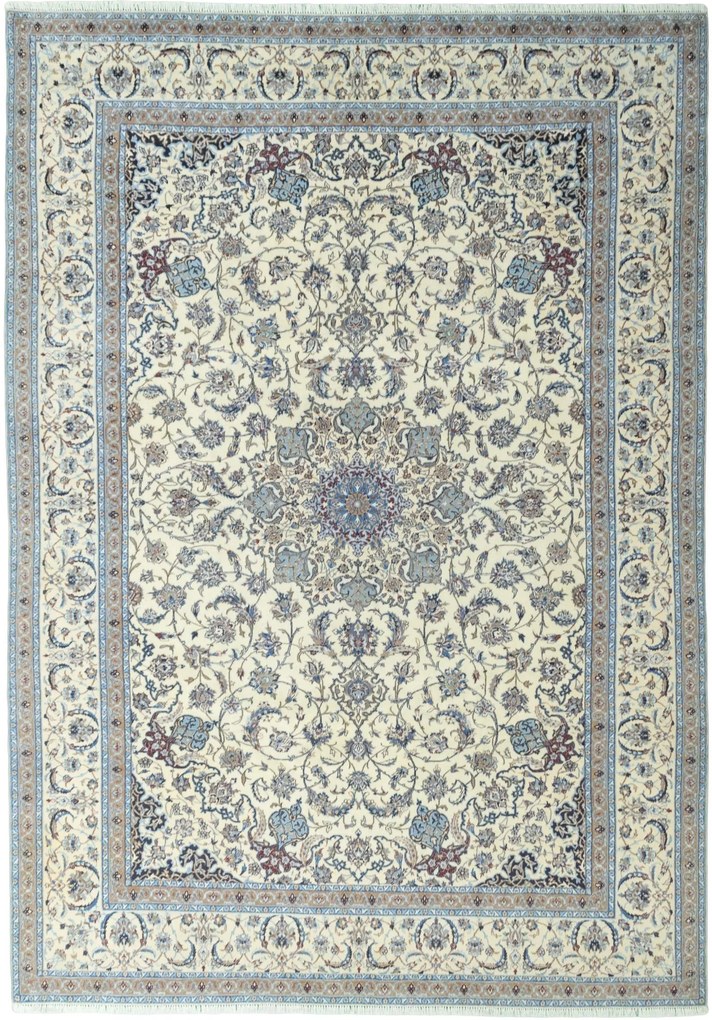 Nain Tappeto persiano 310 x 220 Beige (Iran) Annodato A Mano