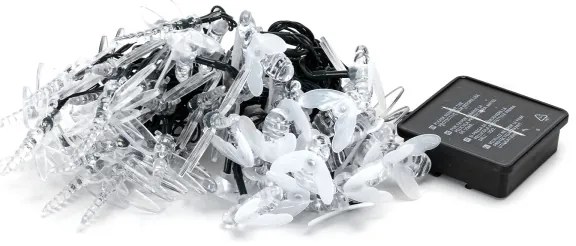 Aigostar - Catena luminosa decorativa solare a LED 50 LED/8 funzioni 10 m 800 mAh IP65 bianco caldo