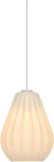 Nordlux - Lampada a sospensione SALLINO con cavo 1xE27/15W/230V Ø 24 cm bianca