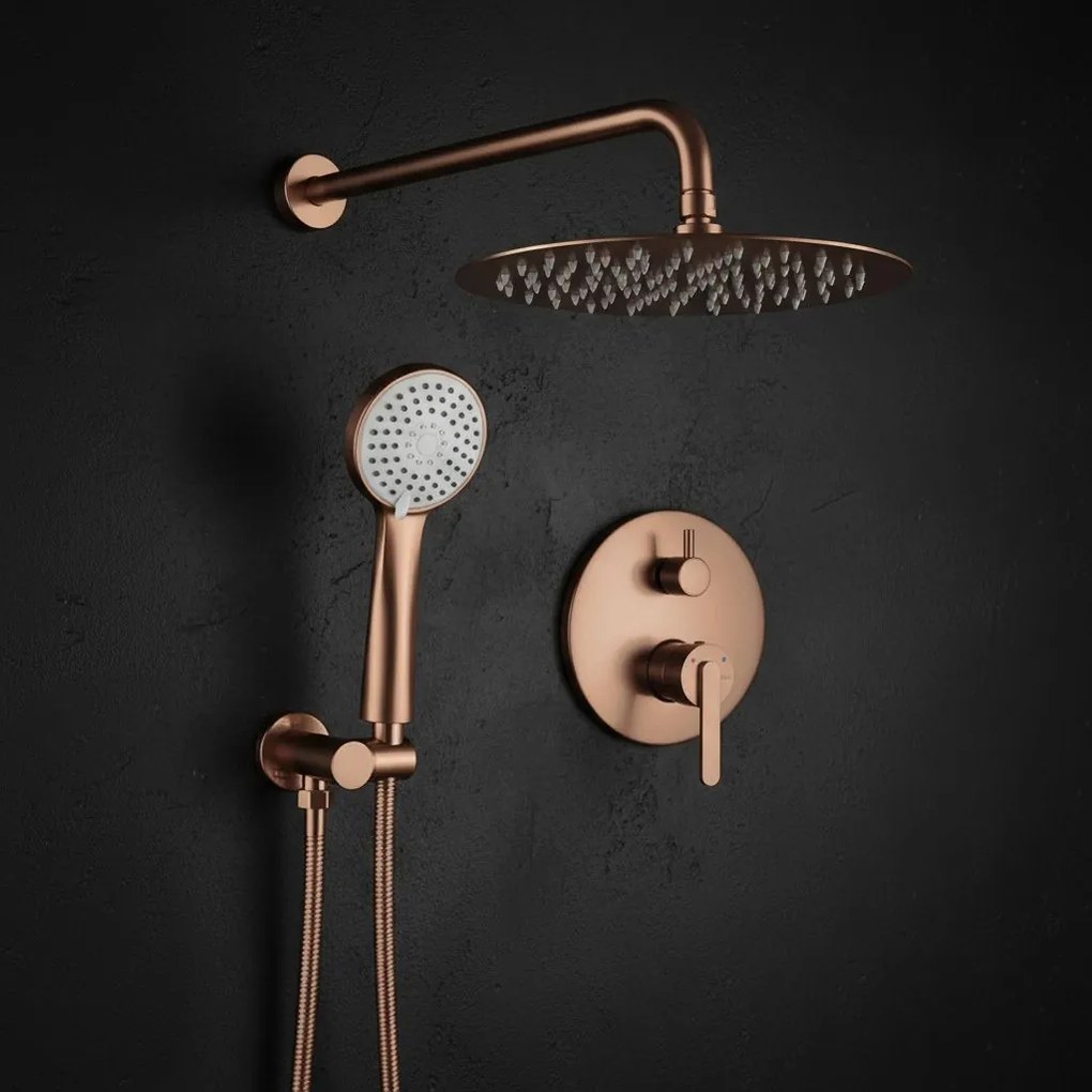 Set doccia da incasso Rea Ontario Brush Copper  + BOX