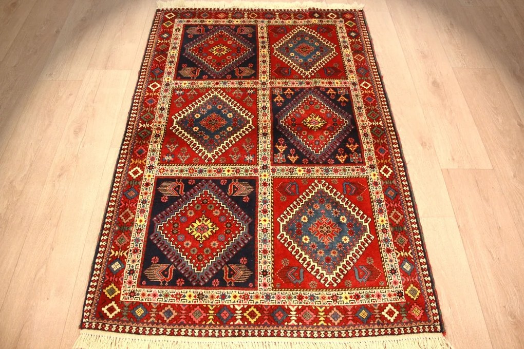 Yalameh Tappeto 100x160 (Iran) Annodato A Mano