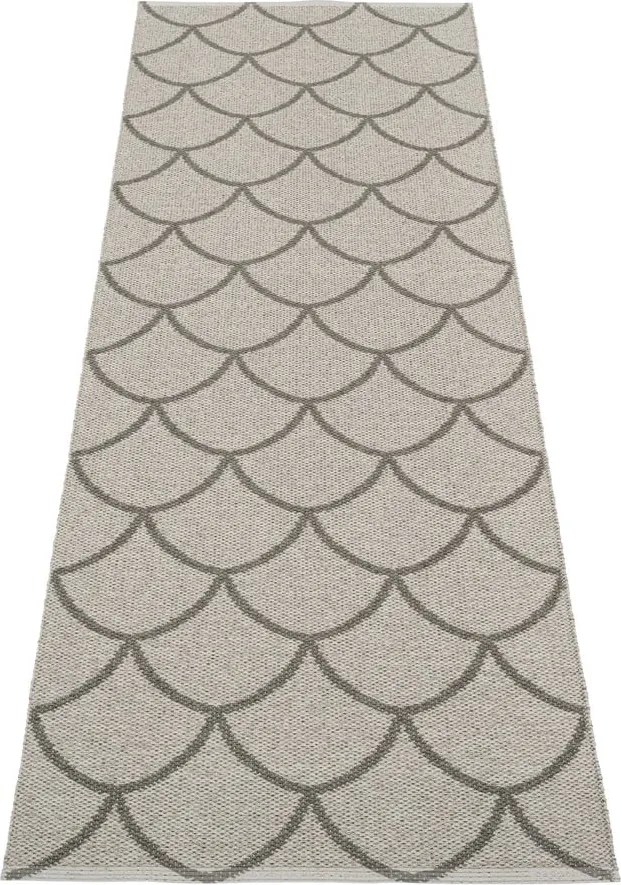 Passatoia da interno/esterno grigia 70x225 cm Kotte Charcoal – Pappelina