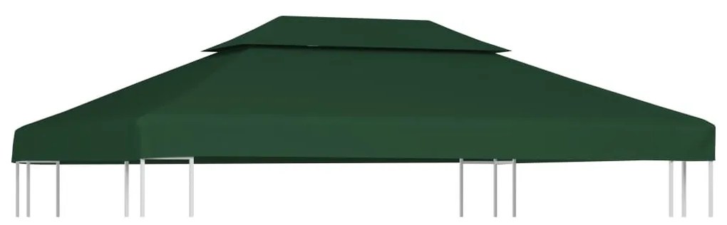 Telo Di Ricambio Per Gazebo 310g/m² Verde 3x4m /