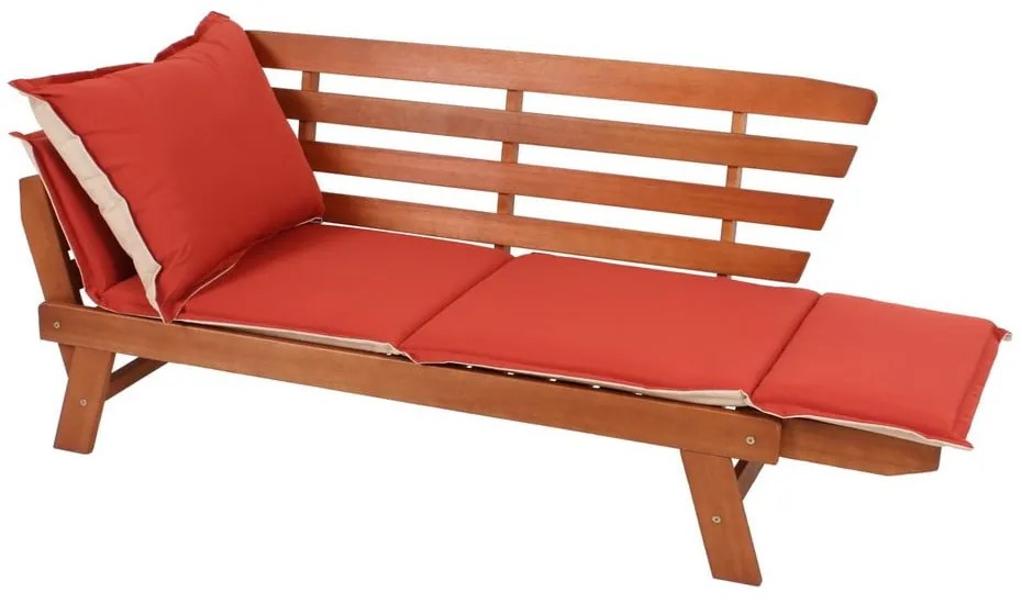 Panchina da giardino in legno di eucalipto Fortuna - Garden Pleasure