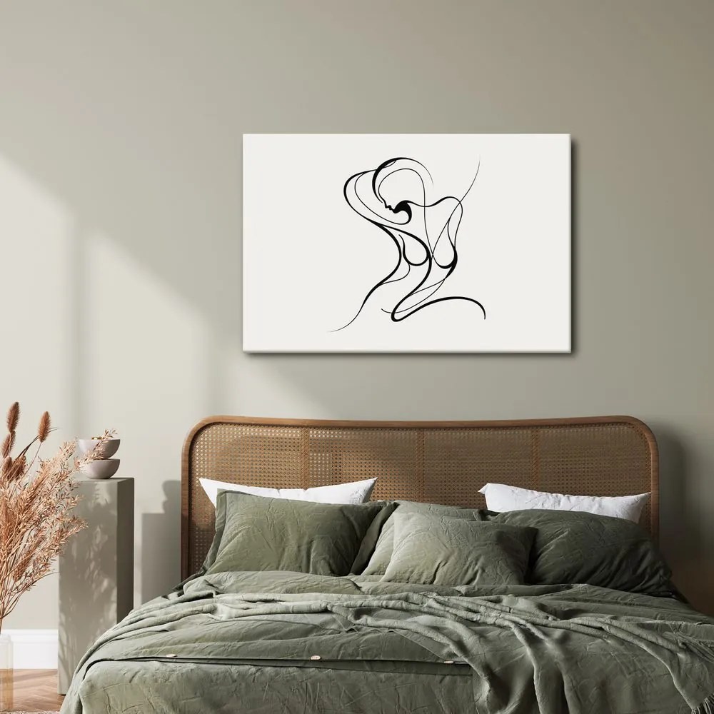 Quadro su tela – Linea delicata del corpo femminile