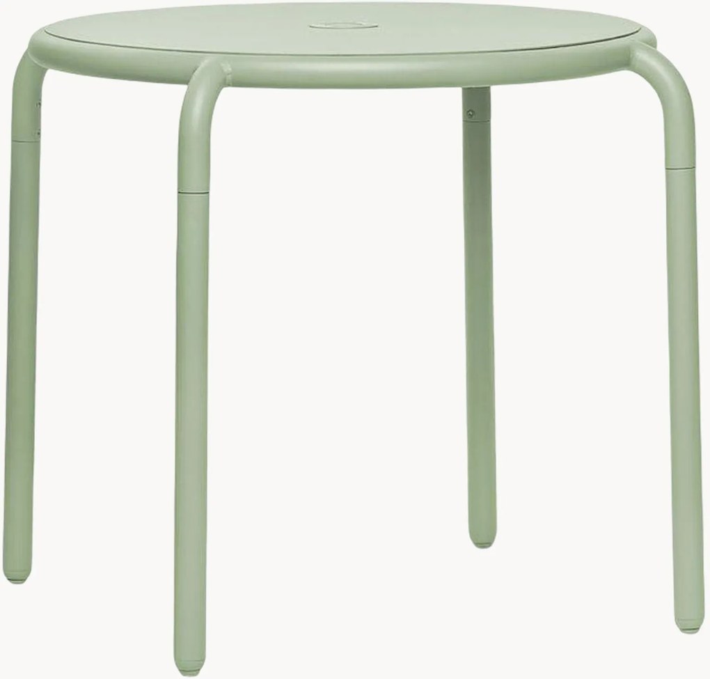 Tavolino rotondo da giardino con foro per ombrellone Toní, Ø 80 cm
