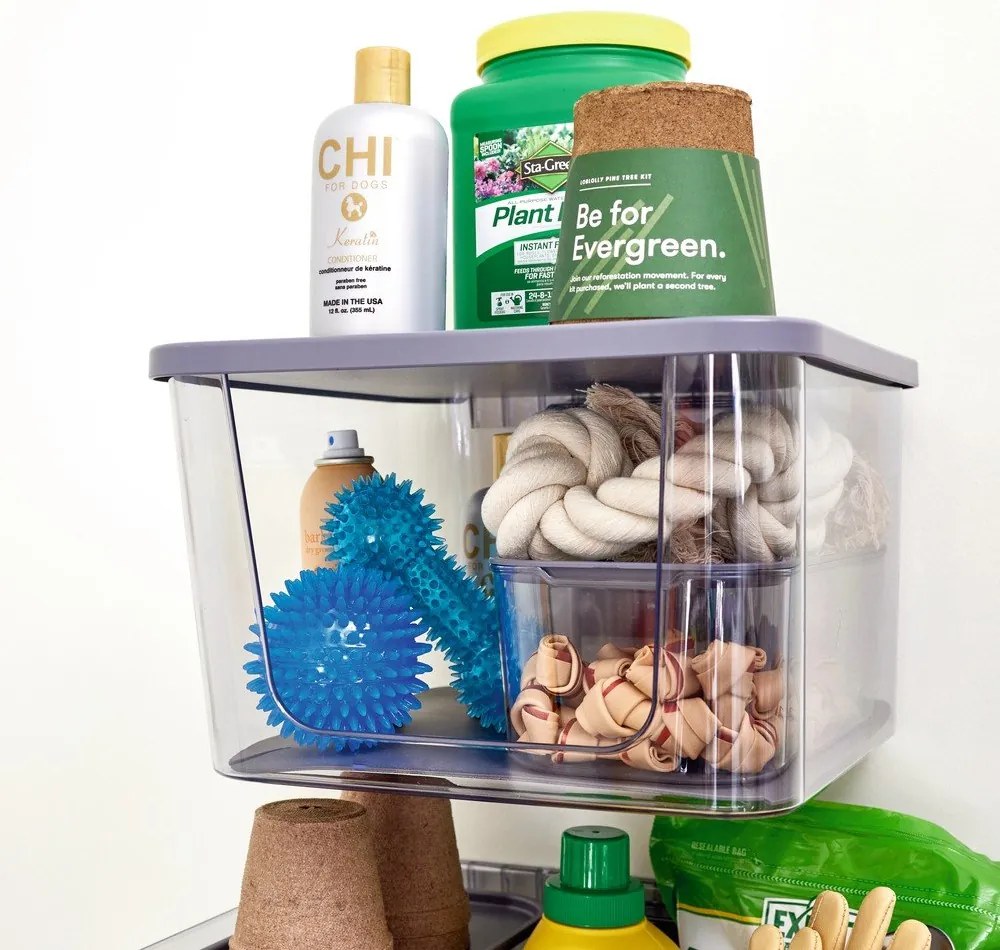 Scatola interna con coperchio in plastica riciclata iD Wallspace - iDesign