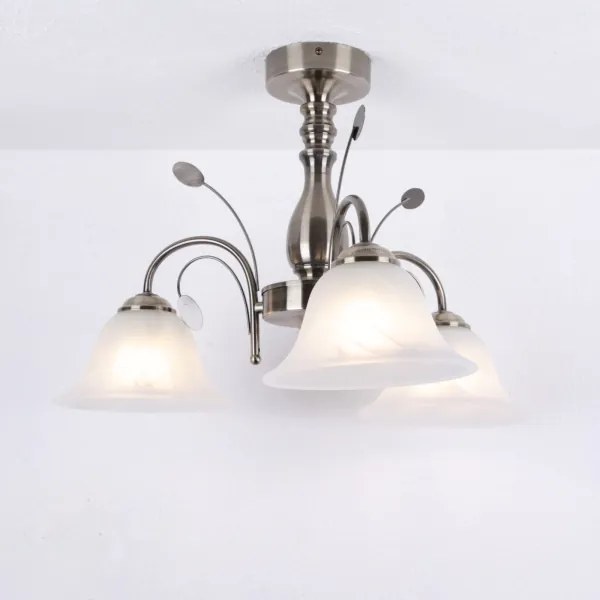 Globo 69007-3 - Plafoniera POSADAS 3xE27/60W/230V