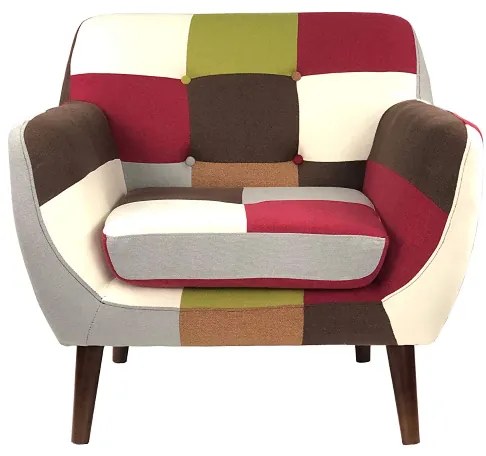 Poltrona in Tessuto Patchwork LEVANTE di Alta qualitŕ