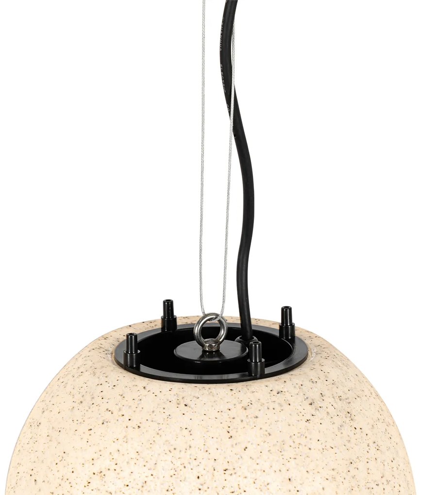 Lampada da esterno smart grigia 25 cm IP65 incl. WiFi A60 - Nura