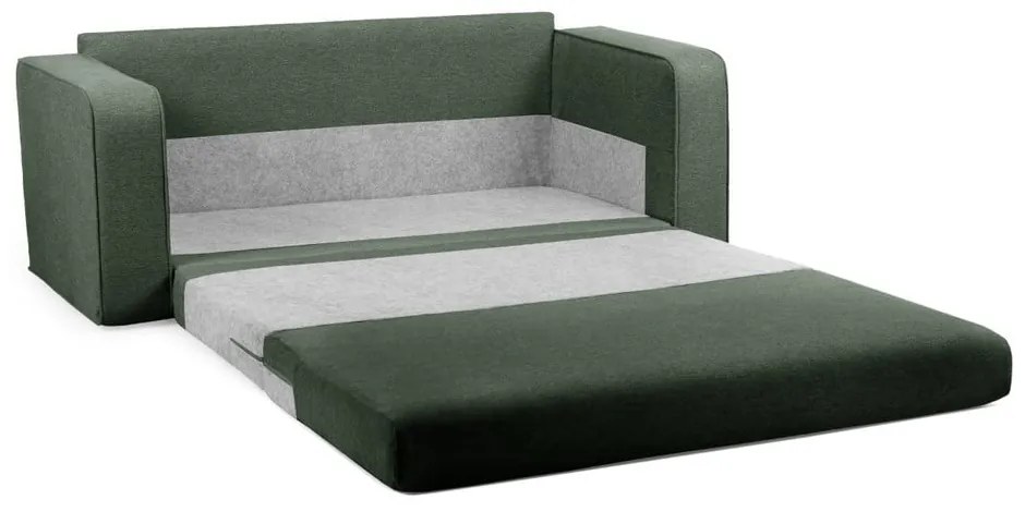 Divano verde allungabile 160 cm Come – Bobochic Paris