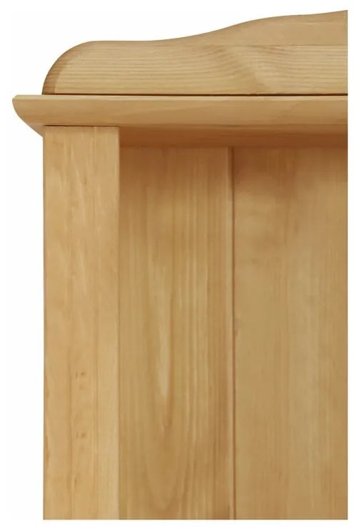 Libreria color legno naturale in legno di pino 77x116 cm Ella - Støraa