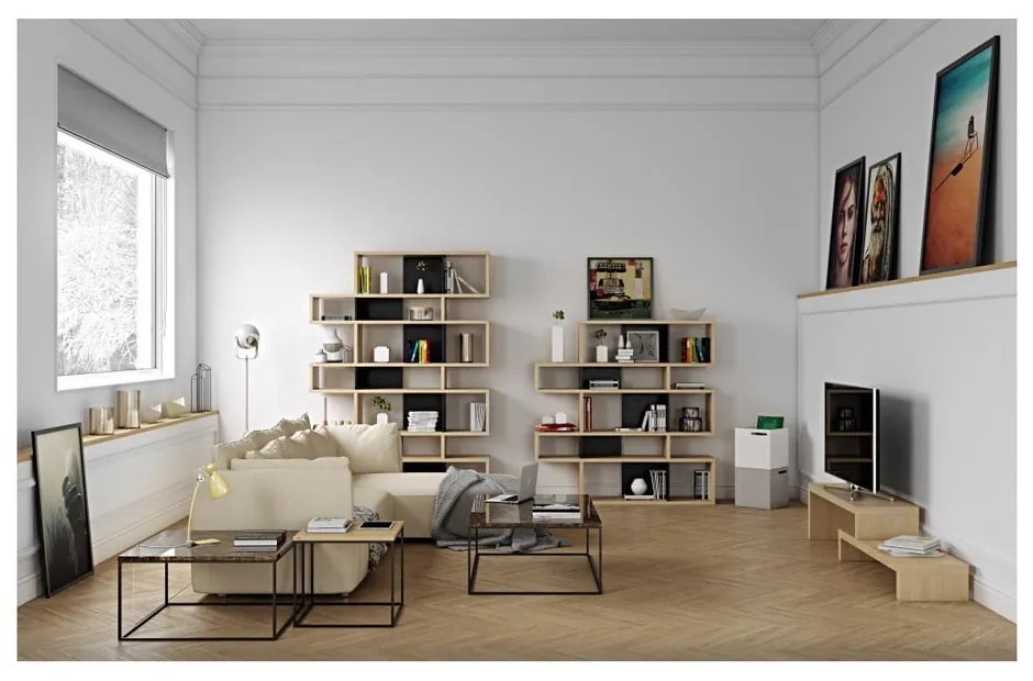 Contenitore bianco per libreria Berlin - TemaHome