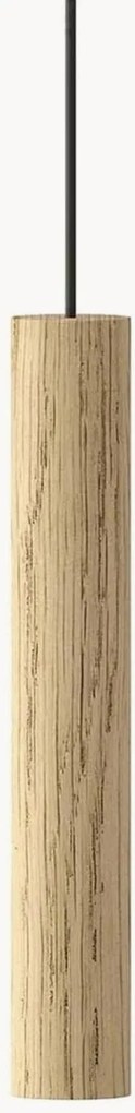 Lampada a sospensione a LED in legno di quercia Chimes
