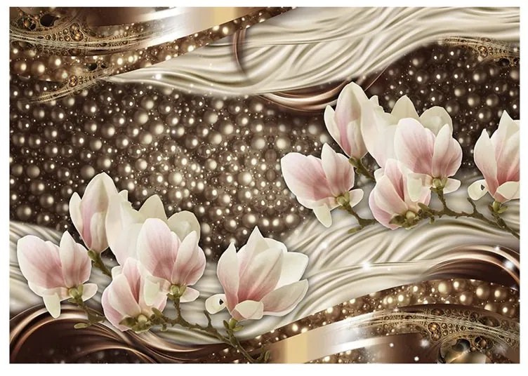 Fotomurale  Pearls and Magnolias  Colore Rosa, Dimensioni e Misure 150x105