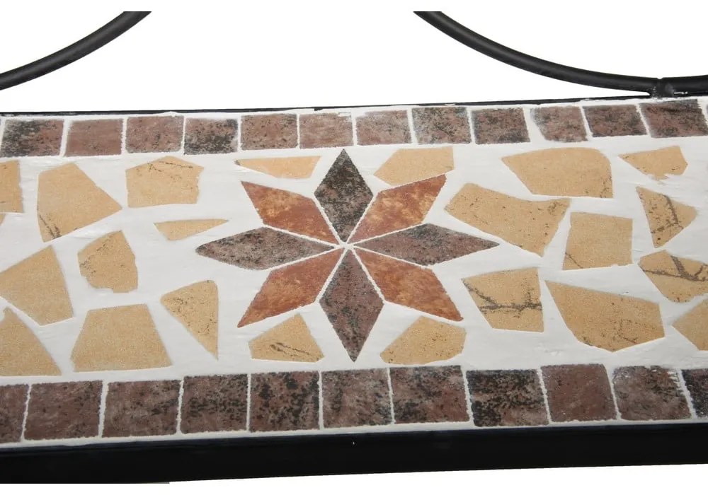 Attaccapanni da parete nero in metallo con scaffale 42 cm Almeria – Garden Pleasure