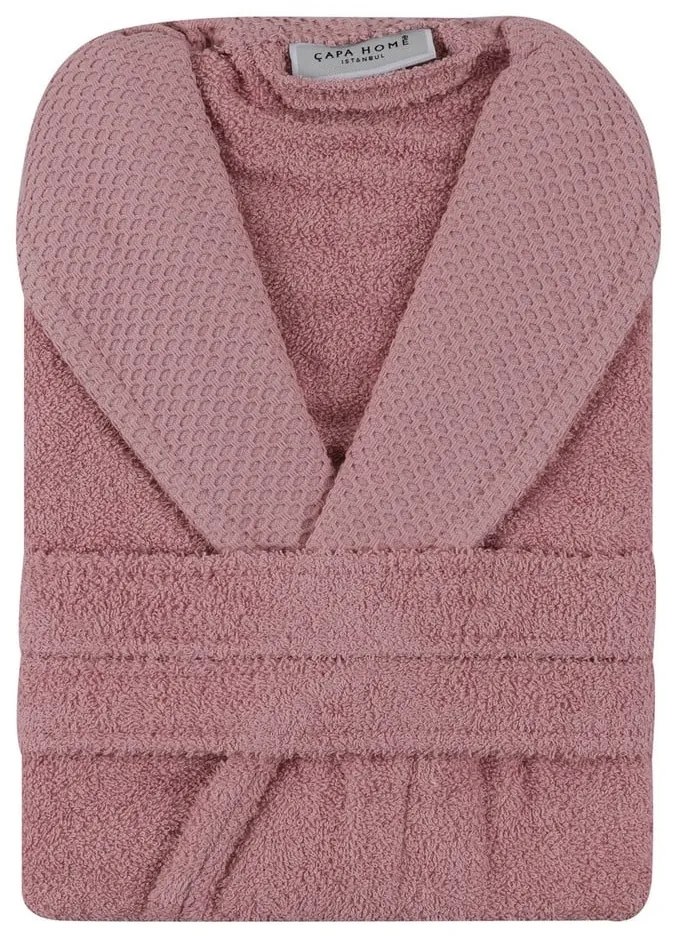 Accappatoio in cotone rosa taglia S Cappa - Foutastic