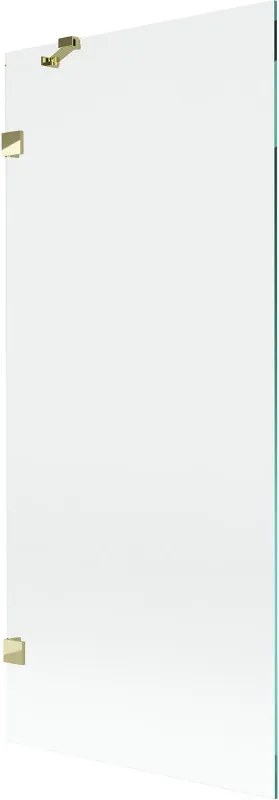 Mexen Lunar paratia per doccia 1-anta 80 x 150 cm, trasparente, oro - 897-080-000-50-00