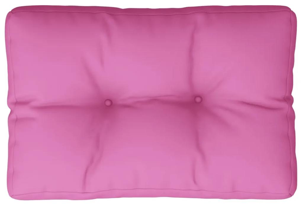 Cuscino per Pallet Rosa 50x40x12 cm Tessuto