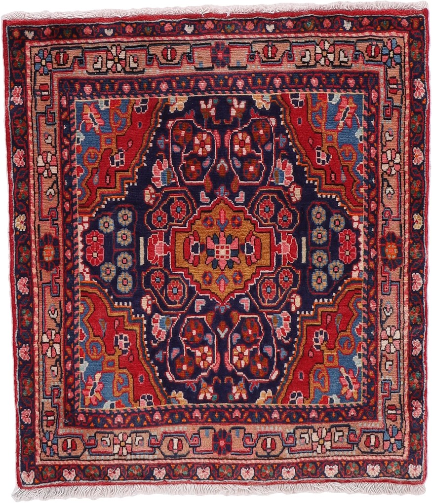 Moud Tappeto persiano 100x90 (Iran) Annodato A Mano